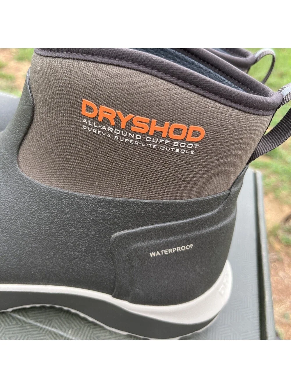 New! Dryshod Men's Size 11  Evalusion All-Around Cuff Boot Brown/Cream $140 MSRP